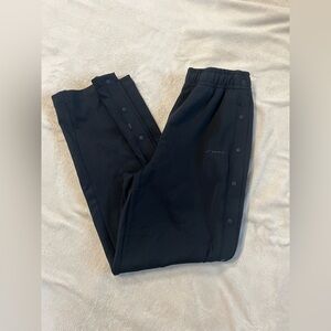 NikeSKIMS Women’s Matte Tricot Side-Snap Track Pants XS S NWOT Obsidian Color